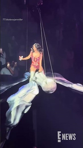 Katy Perry Narrowly Avoids Falling From Flying Butterfly Due to Prop Malfunction
