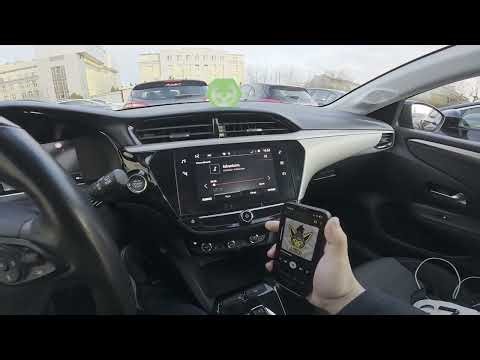 Opel CORSA F Electric – How to Play Music from Smartphone via Car System