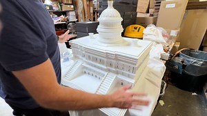 A day with Daniel Marshall in the DM Workshop - The final touches on the U.S. Capitol Humidor — A Historic Collaboration with Governor Arnold Schwarzenegger and Carlos Fuente | Daniel Marshall Cigars and Humidors