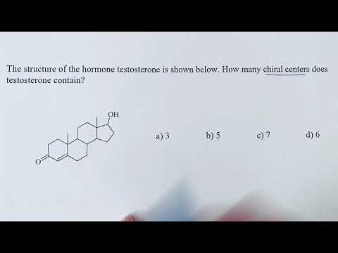 Identifying chiral carbon atoms example