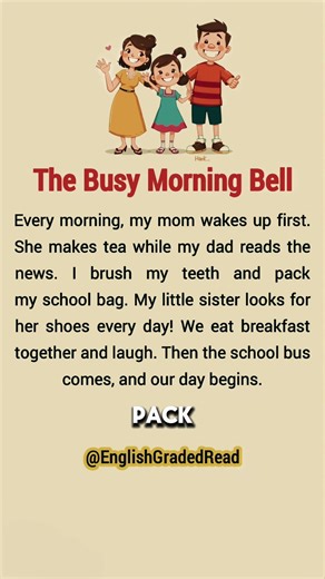 English Graded Reader | Easy Story for Fluency Practice | Slow English practice