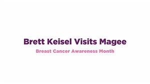 11K views · 54 reactions | Thank you Brett Keisel for joining us to rally in support of breast cancer awareness! Here are some highlights from Brett's visit in October. | UPMC Magee-Womens | Facebook