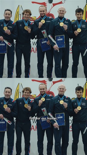 Team France 🇫🇷 is WORLD CHAMPION! 🎉 In the Veteran Men’s Team Foil event, they beat Team Italy 🇮🇹 45–40 🤺 Congratulations Bertrand Beaurenault, Cyril Lacroix, Franck Malachenko, Jessy Bernal, Eric Trepo Fédération Française d'Escrime European Fencing Confederation Fencing Confederation of Asia Watch exclusively on FencingTV.com #Manama2025 #veterans #FencingWorldChampionships #fencing #escrime #esgrima #manama #bahrain | FIE - International Fencing Federation