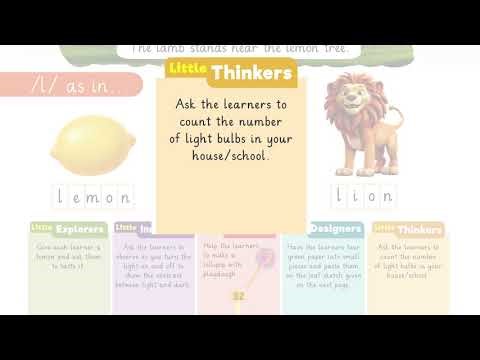 ** English 3+ Kids Learning | Letter L | Teacher Guide**