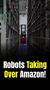 Amazon hits 1M warehouse robots, almost matching human staff