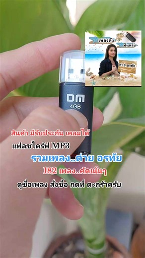 รวมเพลง ต่าย อรทัย 182 เพลง ในแฟลชไดร์ฟ MP3 พร้อมส่ง