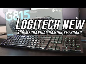 LOGITECH G815 RGB Mechanical keyboard /w GL Clicky switches