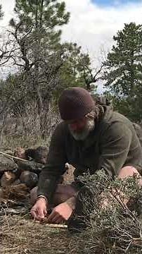 Fire By Friction - Hand Drill #survival #primitiveskills #nature #outdoors #outdoorskills #fire #diy