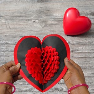 2M views · 604 reactions | DIY Valentine's Day Heart Pop-up Card - Valentine Gift Ideas | My Arts & Crafts | Facebook