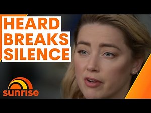 Amber Heard breaks silence in explosive new interview | Sunrise