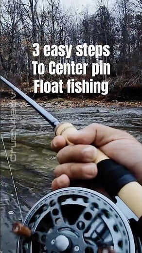 3 easy steps to center-pin float fishing #steelheadfishing #salmonfishing #cohofishing #eriepa