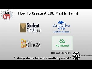 How To Create A EDU Mail In Tamil