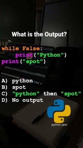 Python Trick: while False Explained 🐍