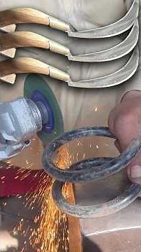 “Forging a Beast Cutter from Car Spring — Next Level Blacksmithing!”