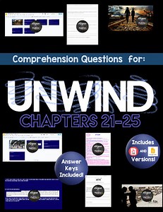 UNWIND: Comprehension Questions and Answer Keys for Chapters 21-25