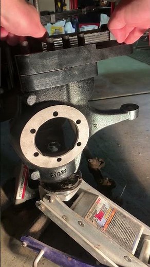 Dana 44 GM 10 bolt front axle eccentric upper ball joint shims camber caster adjustment