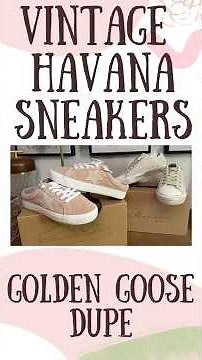 VINTAGE HAVANA SNEAKERS | GOLDEN GOOSE AFFORDABLE ALTERNATIVE | CamoChica