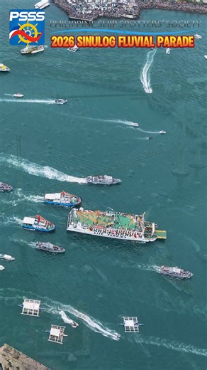 Sinulog Fluvial Parade 2026 Aerial Highlights ‼️ featuring the Official Galleon: M/V Lite Ferry Ten of Lite Shipping Corporation - Lite Ferries The BIGGEST and GRANDEST Fluvial Parade in the country is here‼️😍 A culmination of how Cebuanos and Filipinos show their love, faith and devotion in honor to the Senyor Santo Nino de Cebu 🫶🙏❤️ Viva Pit Senyor Santo Nino 🙌❤️ This is brought to you in collaboration with PSSS and Lite Shipping Corporation - Lite Ferries Thank you very much to their Chai