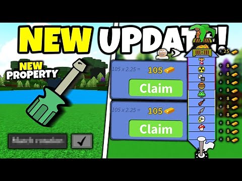 *NEW* TOOL & GOLD UPDATE IS OUT!! | Build a boat for Treasure ROBLOX