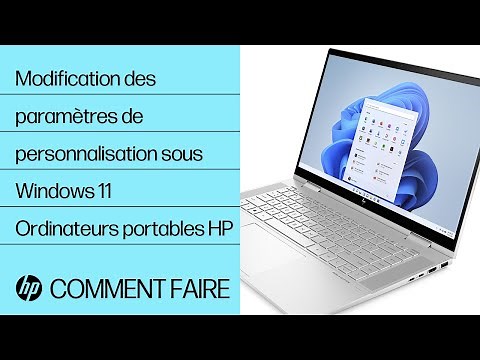 Comment modifier les paramètres de personnalisation sous Windows 11 | HP Support