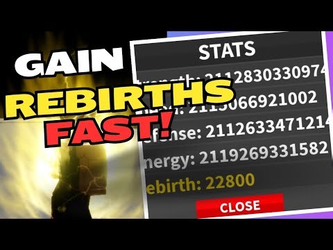 How To Gain Rebirths FAST! New Method |Dragon Blox Ultimate