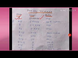 Parsing the input string using Operator Precedence Parser - lecture39/CD