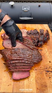 Chipotle Brisket 🍖💨🔥 | Over The Fire Cooking by Derek Wolf