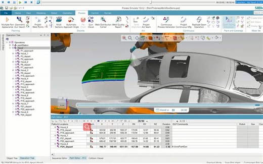 Paint Application Tutorial -pdps喷涂仿真教程