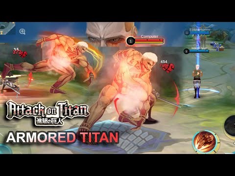 ARMORED TITAN AS YIN MOBILE LEGENDS X ATTACK ON TITAN SKIN SHOWCASE