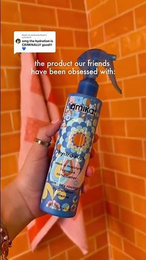 for the friend who can't get enough of hydro rush leave-in 💦 | amika #haircare #hydration #hairtok