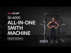 Build Your Dream Gym with the AmStaff Fitness SD-4000 All-In-One Smith Machine!