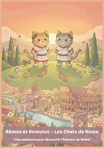 Children's Ebook PDF – Romulus and Remus: the Cats of Rome – Educational Story, Coloring Page and Mini Quiz to Download - Etsy