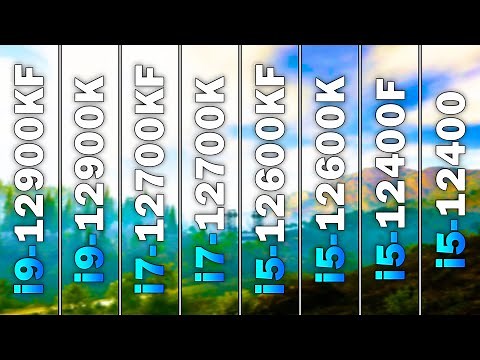i9 12900KF vs 12900K vs i7 12700KF vs 12700K vs i5 12600KF vs 12600K vs i5 12400F vs 12400F