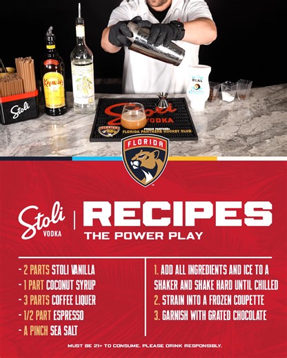 6.1K views · 44 reactions | Make your day a special one  Now mixing: The Power Play! | Florida Panthers | Facebook