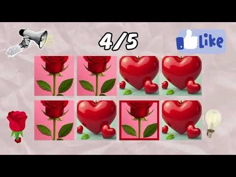 Red Heart Challenge ❤️🔥 | Guess the Picture by Color