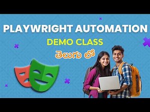 Learn Playwright Automation in One Session | Live Demo Class | Telugu