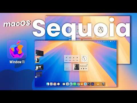 macOS Sequoia Theme for Windows 11