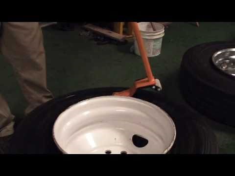 Pneu-Tek Tire Tools Mount / Demount Truck Tire Demo P-1000 (Action) Part 2