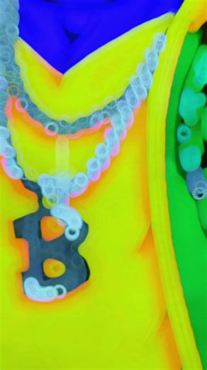 Colorful Art Inspired by Barney: A Nostalgic Drawing