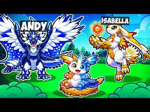 Having A LIGHT Family In Creatures Of Sonaria! (Roblox)