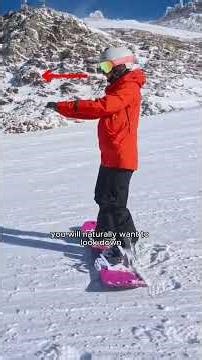 For Novice Snowboarders: Build balance first