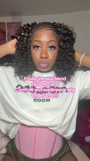 13x6 Braided Cornrow Water-Wave Lace Front Wig Review