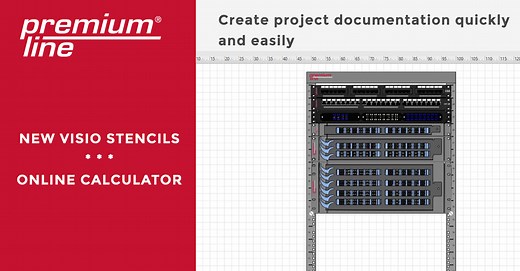 New Visio Stencils: Optical Distributor Frames - Premium-Line