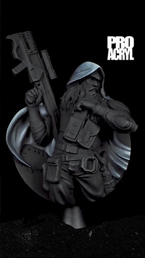 How to Paint a Dark Grey Cloak Using PRO Acryl!