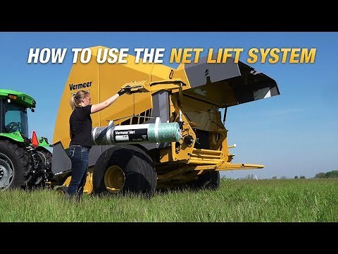 Vermeer Net Lift System on the 604R Premium Baler