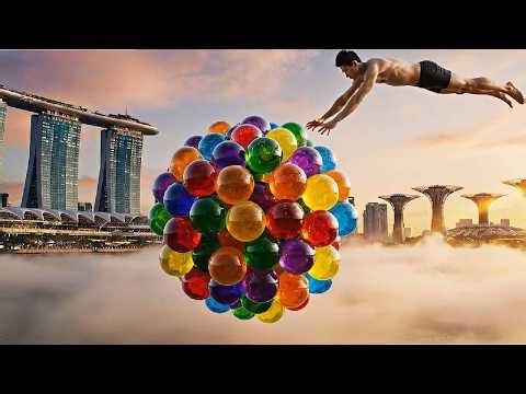 “Satisfying ASMR Jumps on Random Objects 🤯✨「ランダムな物にジャンプ！満足感たっぷりASMR