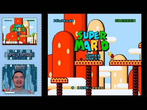 Super Mario Super Quest (demo) - SMW ROM Hack by Greeeen Highlights