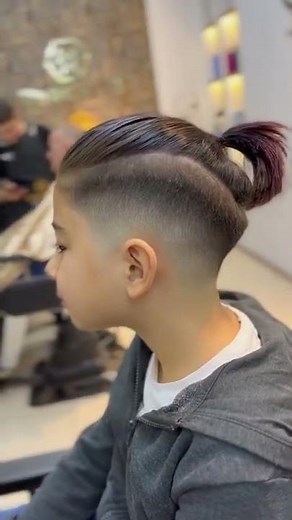 PONYTAIL HAIRSTYLE ✂️ FOR BOYS 💈 LATEST HAIRCUT FOR MEN 💈