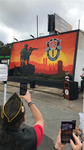 49K views · 3K reactions | The Town of Spring Lake, Veterans Day Ceremony and “Special Forces Soldier’ Mural Dedication Friday afternoon | Fayetteville City News | Facebook
