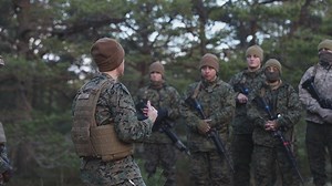 U.S. Navy chaplain prays with Marines and Sailors during European deployment